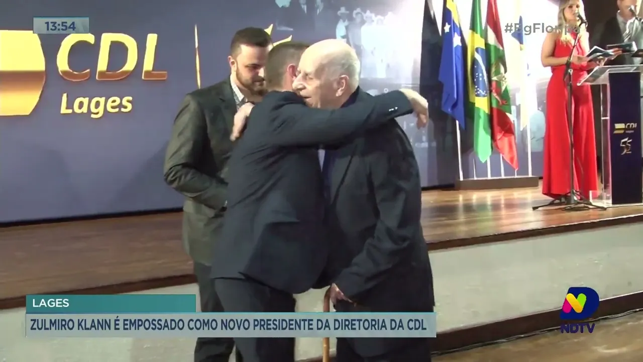 Novo presidente da diretoria da CDL/Lages toma posse no último sábado