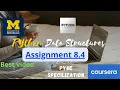 Assignment 8 4 Python data structures PY4E coursera 4