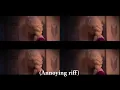 Into the Unknown but the lyrics are what's happening onscreen