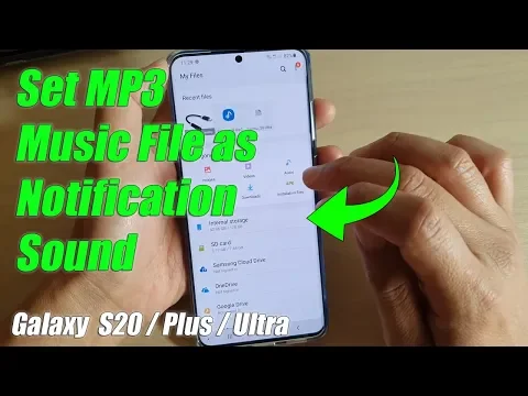 Download MP3 How to Set MP3 Song As Notification Sound on Galaxy S20 / S20 Plus / S20 Ultra