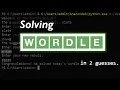 Solving Wordle in under 3 guesses with python