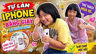 Bất Ngờ với quy trình sản xuất “điện thoại” iphone 17📱 của 2 cô công chúa nhà tôi 😅