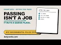 NYC Environmental Police Officer Eligible List Explained Exam 6305 What Happens After You Pass