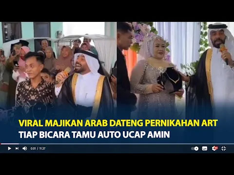 Download MP3 Viral Majikan dari Arab Dateng Pernikahan ART di Indonesia, Tiap Bicara Tamu Auto Ucap Amin