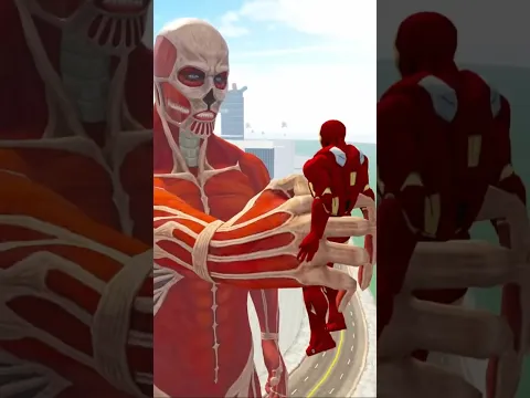 Avengers Army Vs Colossal Titan - INDIAN BIKE DRIVING 3D