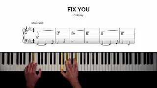 Download Coldplay - Fix You | Piano Tutorial + Sheet Music MP3