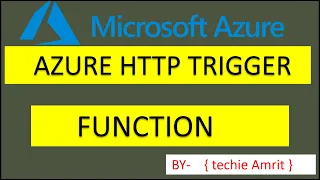 Azure HTTP Trigger Function