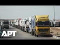 Download Lagu Aid Trucks Bound for Gaza Queue at Kerem Shalom Crossing | Urgent Humanitarian Relief | APT