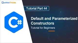 Default and Parameterized Constructors - Part 44 C Tutorial