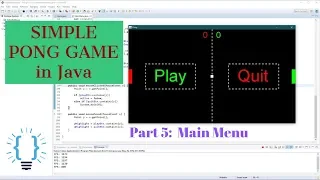 Coding a Main Menu for Pong in Java with Eclipse