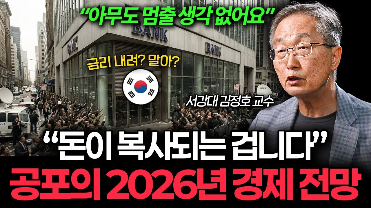 26년에도 월급 빼고 다 오른다. 이제 아무도 못 멈춥니다 (김정호 교수)