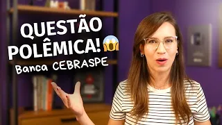 ⚠️Questão POLÊMICA sobre CRASE! ❌✅ Será que você acerta? (Banca CEBRASPE) 😱 | Português com Letícia