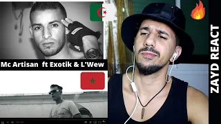 Download Mc Artisan  ft Exotik \u0026 L'Wew - Bendo #REACTION 🔥 🇩🇿🇲🇦 قوة MP3