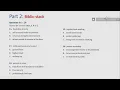 IELTS listening practice Part 2 Biblio stack answer transcript