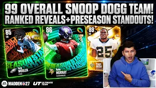 99 OVERALL SNOOP DOGG TEAM H2H RANKED PRESEASON STANDOUTS REVEALED