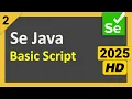 Write and Run 1st Basic Selenium Java Script Step by Step