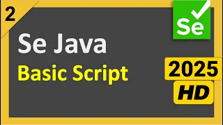 Write and Run 1st Basic Selenium Java Script Step by Step