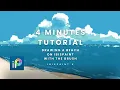 4 Minutes Tutorial How to Draw Beach on Ibispaint x