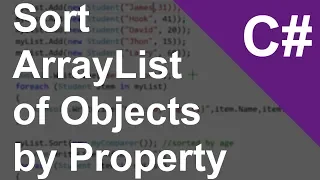 C Sort ArrayList of Objects by Property