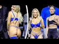 CHEEKY Ebanie Bridges vs Miyo Yoshida - FULL WEIGH IN FACE OFF DAZN Boxing