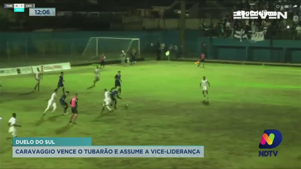 Caravaggio vence o Tubarão e sobe pra vice-liderança da Série B