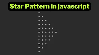 Right Pascal Star Pattern using for loop in javascript Papa Developer