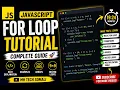 JavaScript For Loop Tutorial in Somali Beginner to Advanced