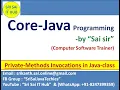 Java private Methods Invocations Java Reflections java lang Class java lang reflect Method