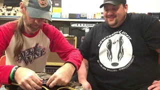 Shane and I install some pickguards