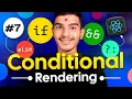 React JS Conditional Rendering Explained if-else Ternary Operator React Tutorial