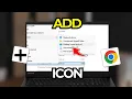 How To Add A Chrome Icon And Remove A Chrome User Profile Icon From The Desktop Tutorial 2026