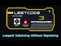 Longest Substring Without Repeating Characters LeetCode Python Algorithm Visualization