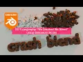 LIVENODING 3D Typography We Crashed We Blend Using Geometry Nodes