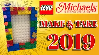 LEGO Make Take Set FRAME-1 - Picture Frame 2019 Michaels crafts
