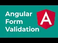 Introduction to Angular Form Validation