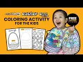 Easter Egg Coloring Activity Toddler Activity Free Printable Files