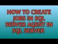 Learn SQL SERVER Agent in SQL SERVER How to create Job in SQL SERVER AGENT SQL