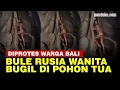 Lagu Penampakan Bule Wanita Rusia Konten Bugil di Pohon Tua, Disorot Warga Bali