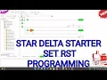 STAR DELTA Starter PLC Ladder Logic in delta PLC Delta PLC Programming in hindi SET Soft