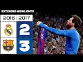 Real Madrid vs FC Barcelona 2-3 Season - Extended Highlights
