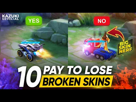 Download MP3 10 BROKEN SKINS THAT NERFS YOUR HERO | PAY TO LOSE | MOBILE LEGENDS