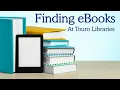 Finding eBooks at Touro Libraries