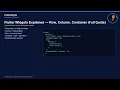 Flutter Widgets Explained Row Column Container Full Guide