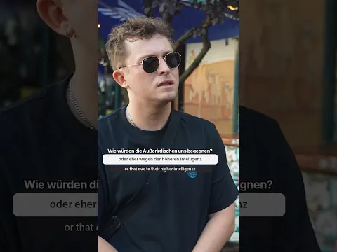 Wie würden die Außerirdischen uns begegnen? #shorts #easygerman