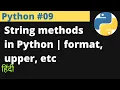 Python String methods in Python format upper etc Hindi EasyExamNotes com Jayesh Umre