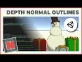 More Toon Outlines Normal Edge Detection in Unity URP Shader Graph 2020 3 Game Dev Tutorial