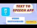 Make Text To Speech App In Android Mobile Phone Sketchware Tutorial 13