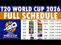 Download Lagu ICC T20 World Cup 2026 Schedule: T20 World Cup 2026 Schedule | T20 World Cup Schedule