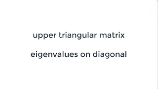 Math 347 Upper Triangular Matrix