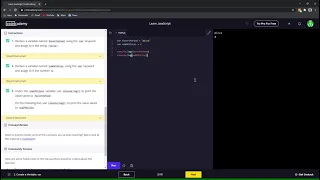 Codecademy JavaScript Tutorial